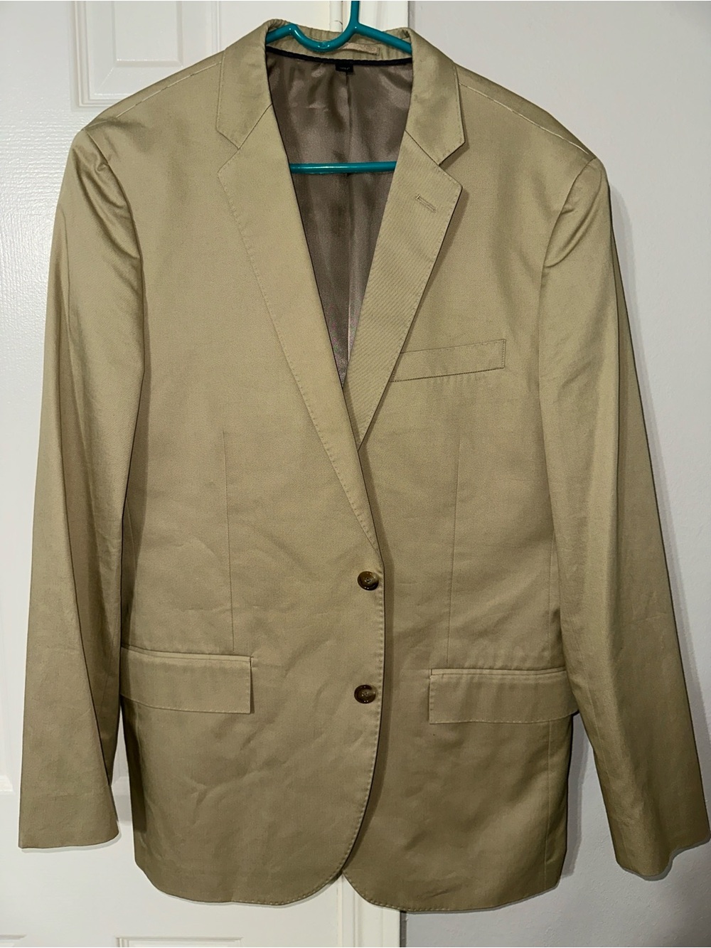 NWT J. Crew Ludlow Blazer 42R Khaki Sport Coat